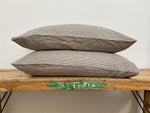 Load image into Gallery viewer, Natural Stripe Pillowcases
