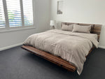 Load image into Gallery viewer, Natural Stripe Bedding Set
