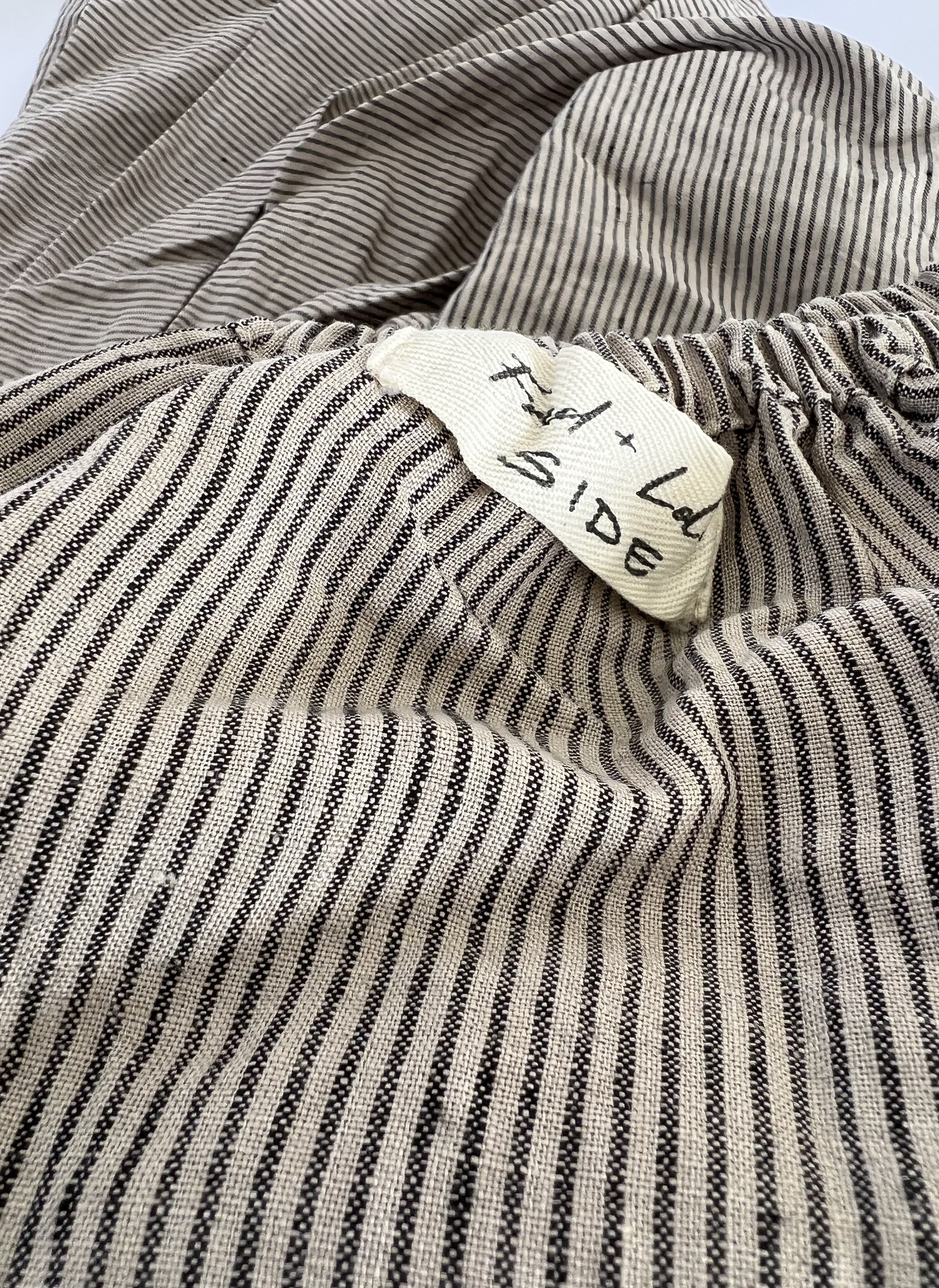 Natural Stripe Fitted Sheet