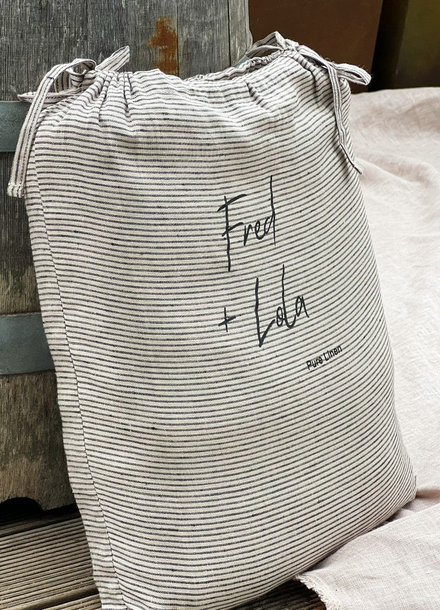 Natural Stripe Bedding Set