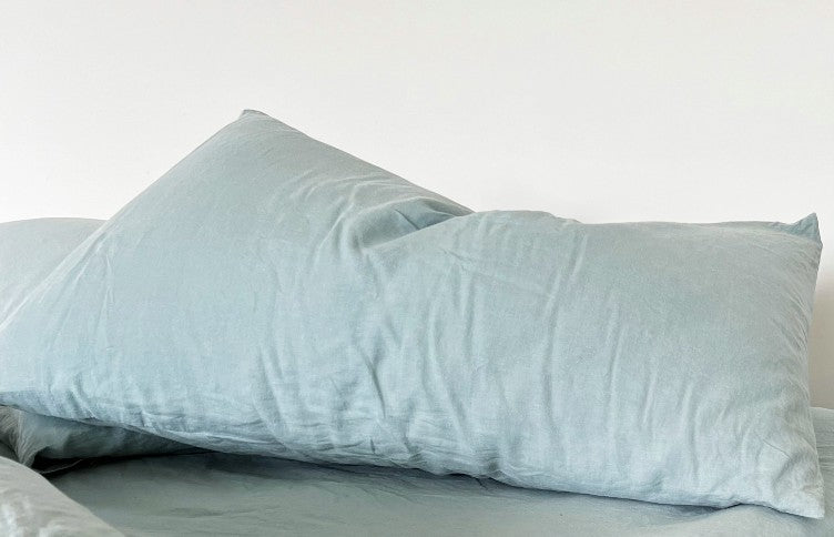 Powder Blue Pillowcases