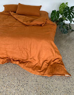 Load image into Gallery viewer, Rust Duvet Cover
