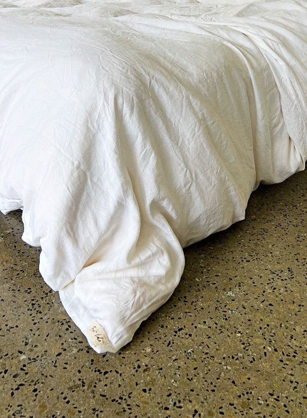 Classic White Duvet Cover
